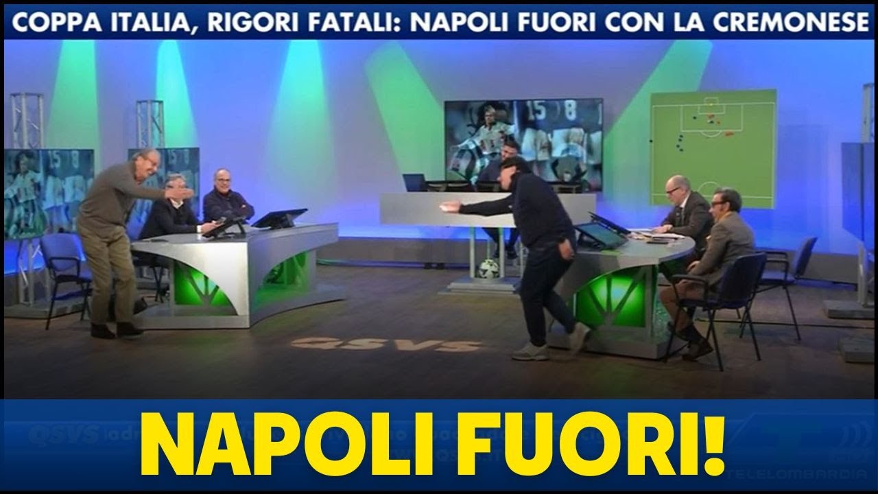 COPPA ITALIA, RIGORI FATALI: NAPOLI FUORI CON LA CREMONESE! E MIMMO FESTEGGIA...
