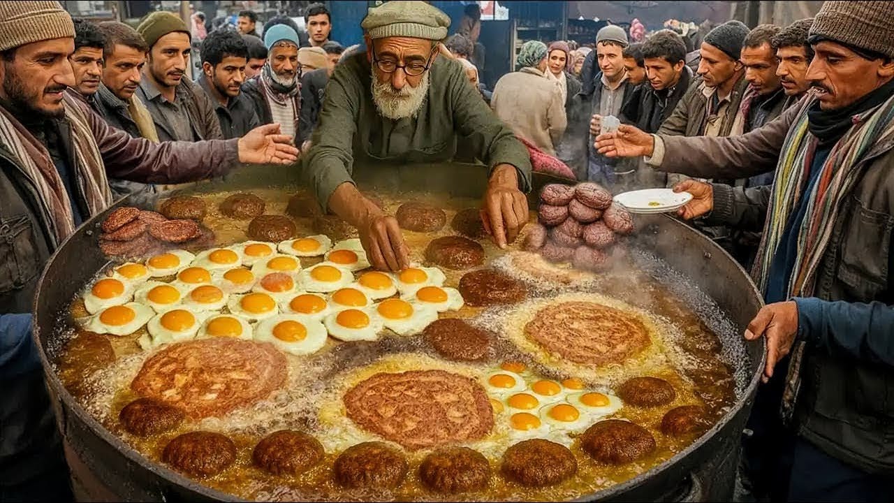 ORIGINAL PESHAWARI CHAPLI KABAB | GIANT 5KG BEEF KEEMA KABAB MAKING | PESHAWAR STREET FOOD