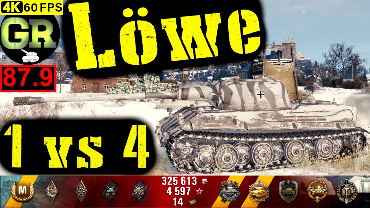 88_World of Tanks L&ouml;we WoT Replay - 10 Kills 5.3K DMG(Patch 1.4.0)