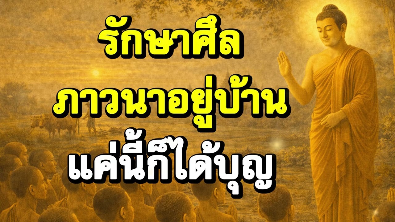 รักษาศึล ภาวนาอยู่บ้าน แค่นี้ก็ได้บุญ | ฟังธรรมะก่อนนอน | Ep.20