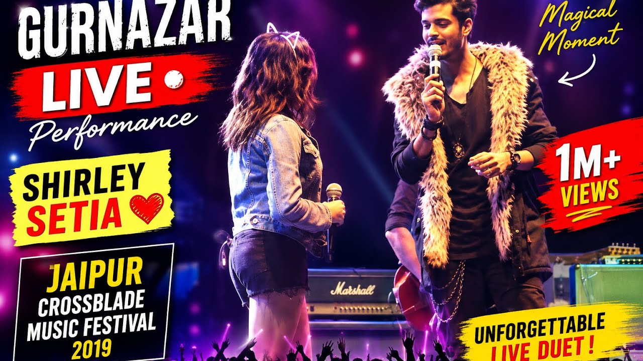 Gurnazar Perform With Shirley Setia Live In Jaipur | Crossblade Music Festival 2019