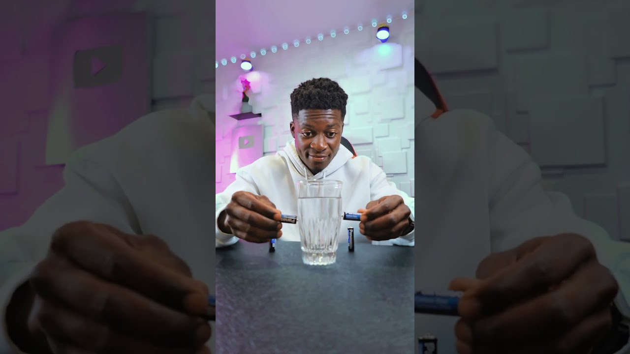 Water tornado with battery