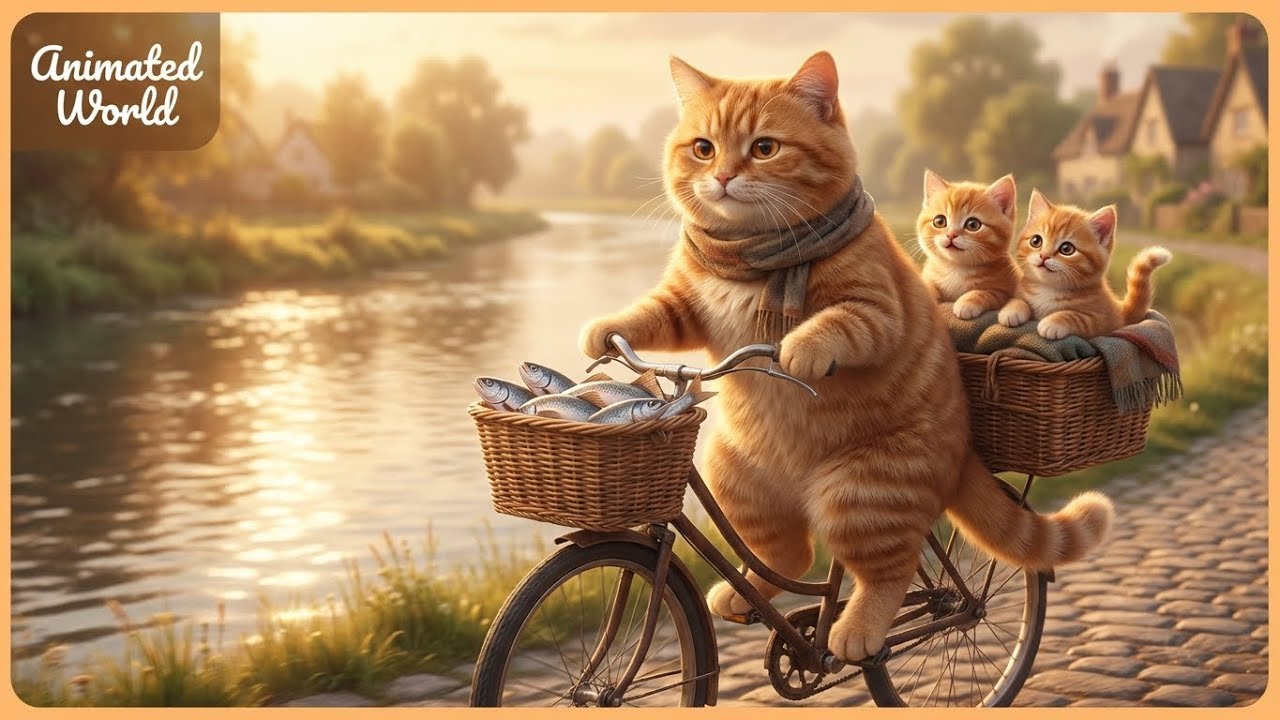 &ldquo;Mama Cat Aur Chubby Kittens Ki Subah | Heartwarming Animated Short&rdquo;