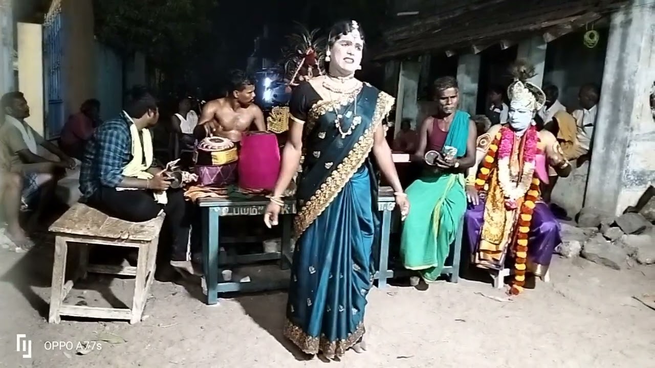 🔴ஸ்ரீ கலைமகள்தெருக்கூத்து நாடகசபா 🌠பாண்டிச்சேரி பிள்ளையார்குப்பம்சுகுமார் நாடகாசிரியர் பகவான் பாடல்.