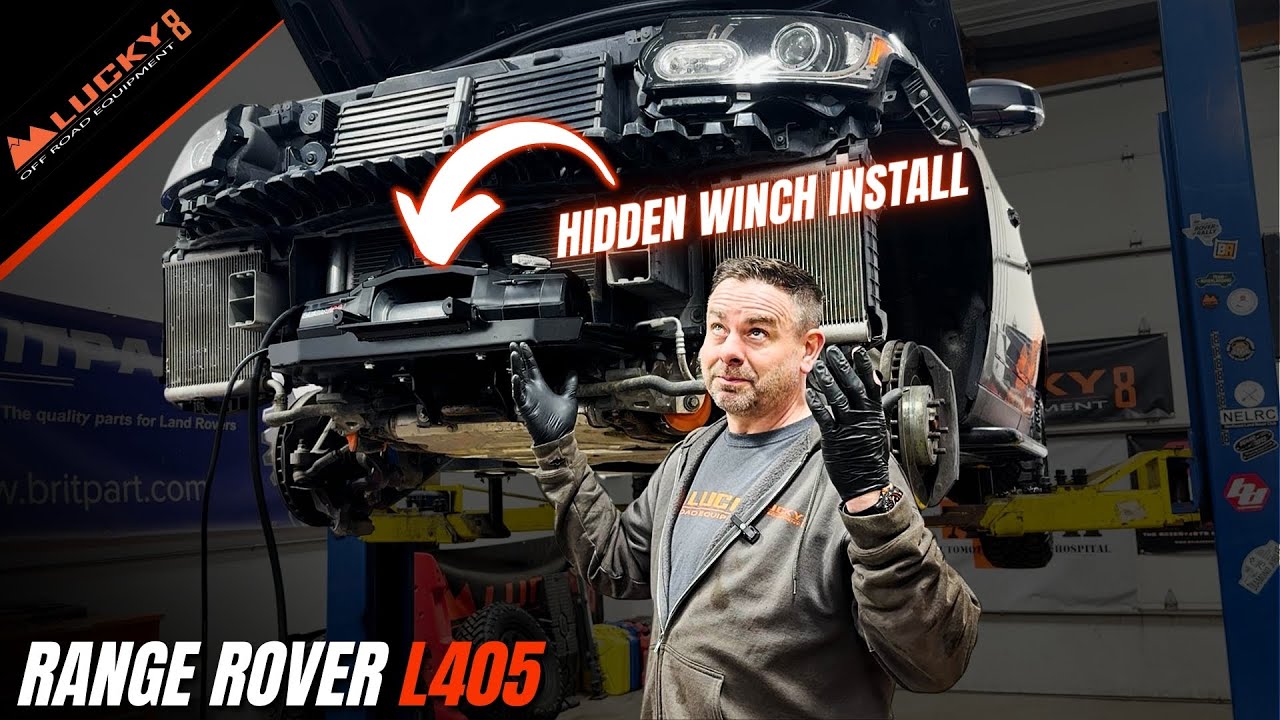 Range Rover L405 Upgrade: Hidden Winch and Skid Plate Installation