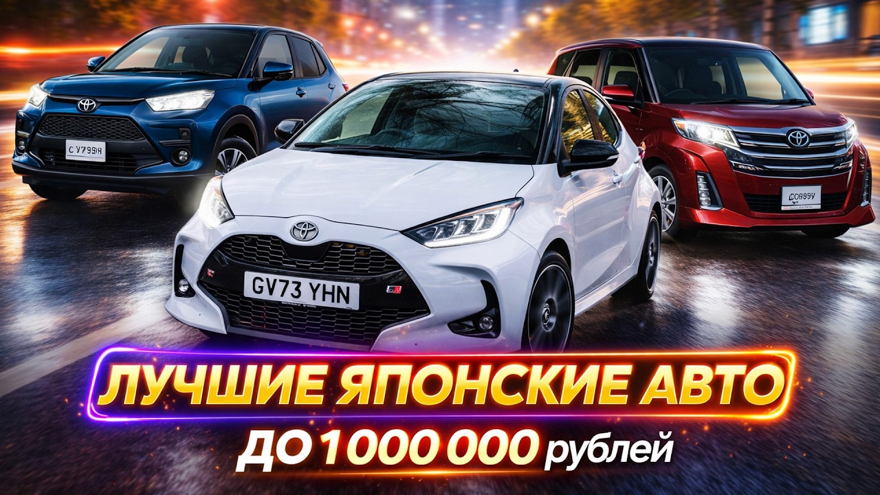 🚗 Какие машины можно купить из Японии до 1 000 000 рублей в 2026? Бюджетные авто из Японии! 🚗