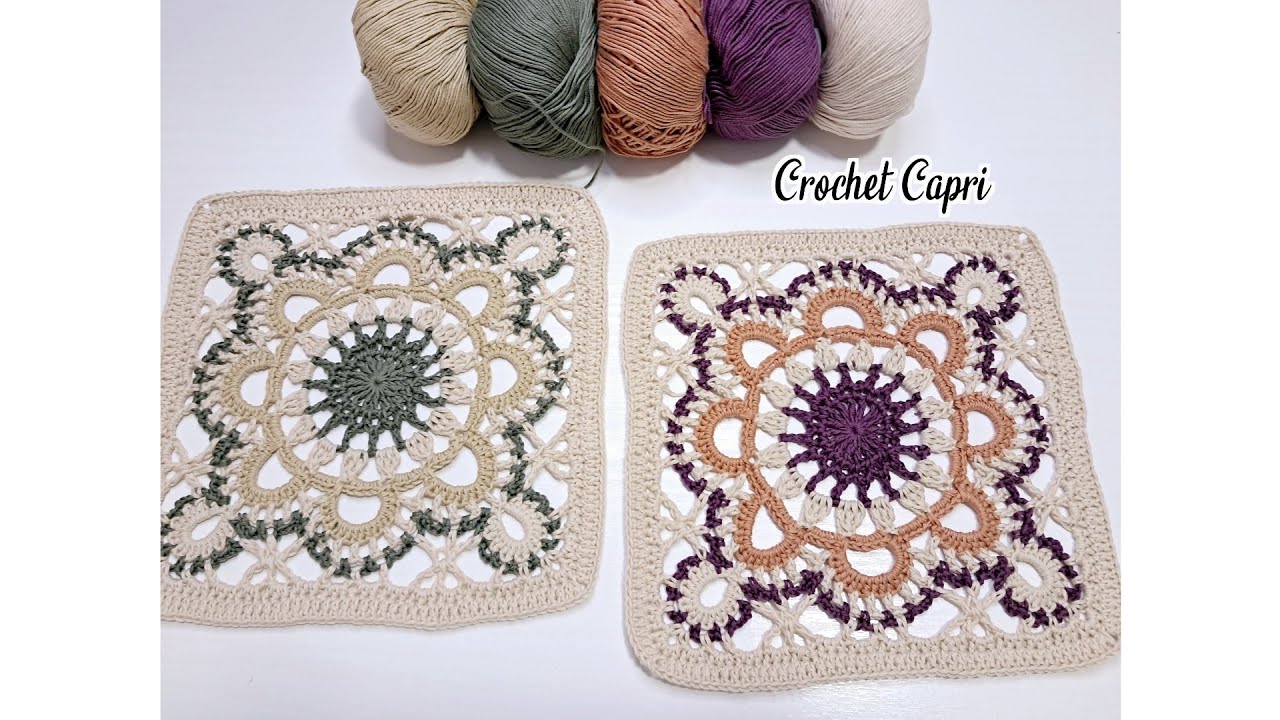 🎨¡¡¡PRECIOSO!!! MANDALA A CROCHET🎨🧶😍