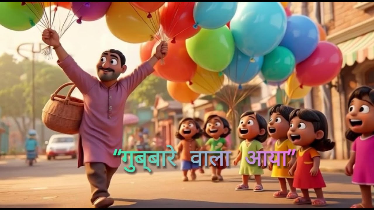 गुब्बारे वाला आया | Baby Songs in Hindi | Kids Cartoon Song