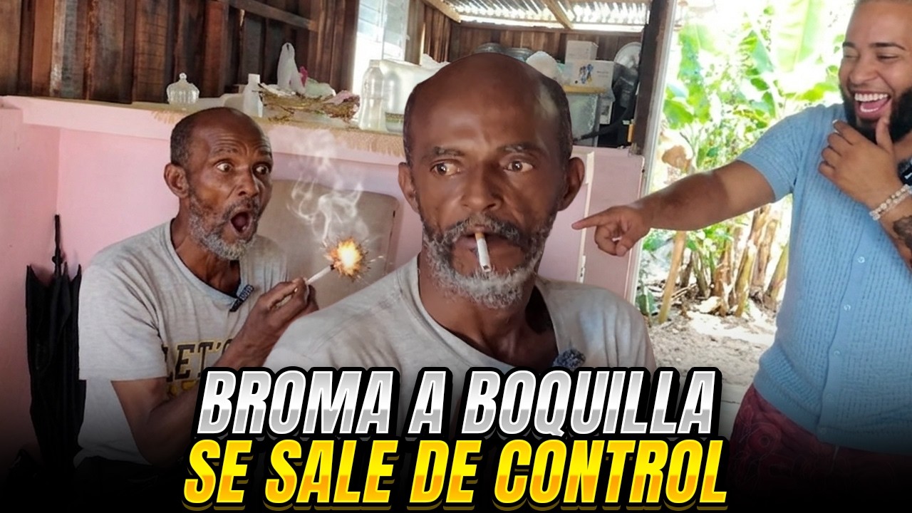 BROMA A BOQUILLA CASI SE SALE DE CONTROL MIRA LO QUE PASO