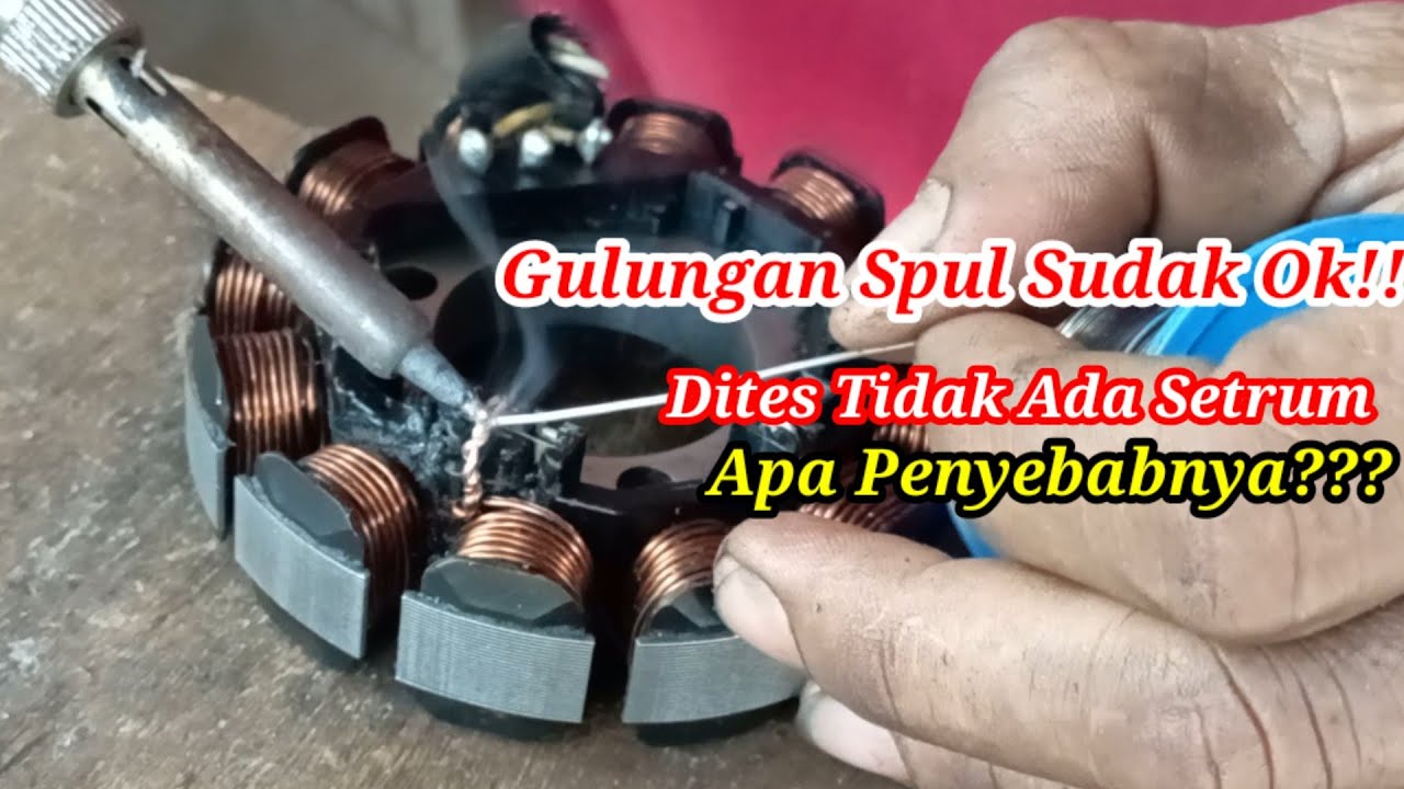 Cara Gulung Spul Vega ZR 12 Kutub