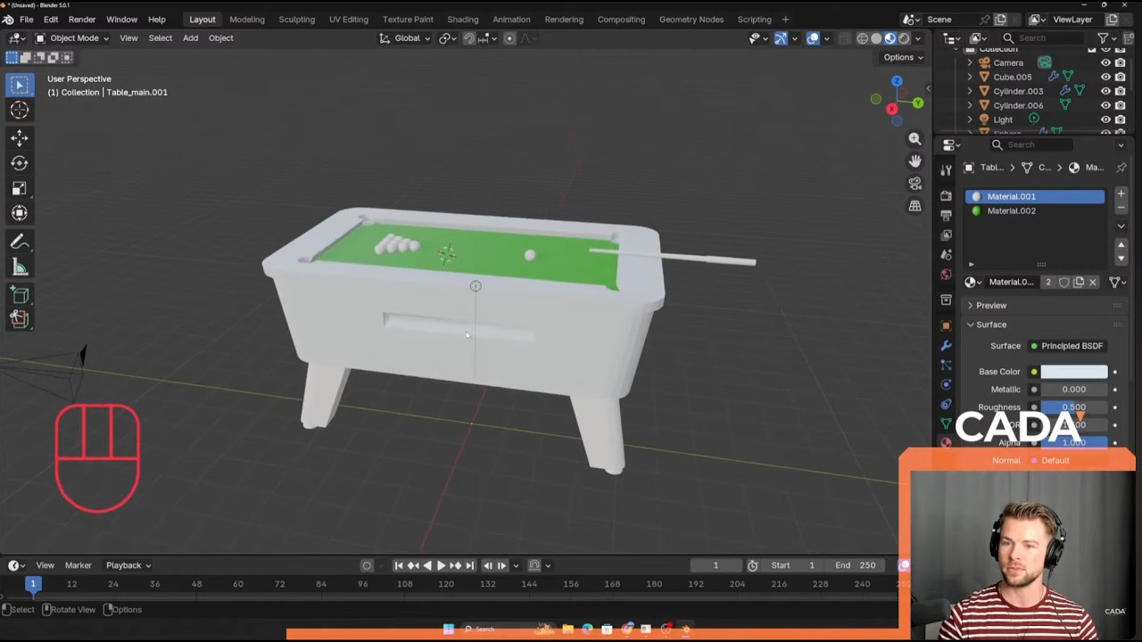 3D Bootcamp by CADA - Modelling (Week 11 - 2026)