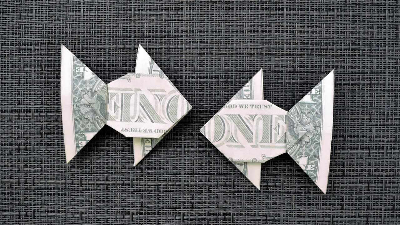 Interesting MONEY FISH | Dollar Origami for kids | Tutorial DIY by NProkuda