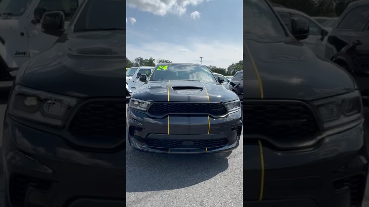 Dodge Durango SRT AlcHEMI Black 2024 года выпуска, STARTUP 53 мили, доступен на Performance CDJR ...