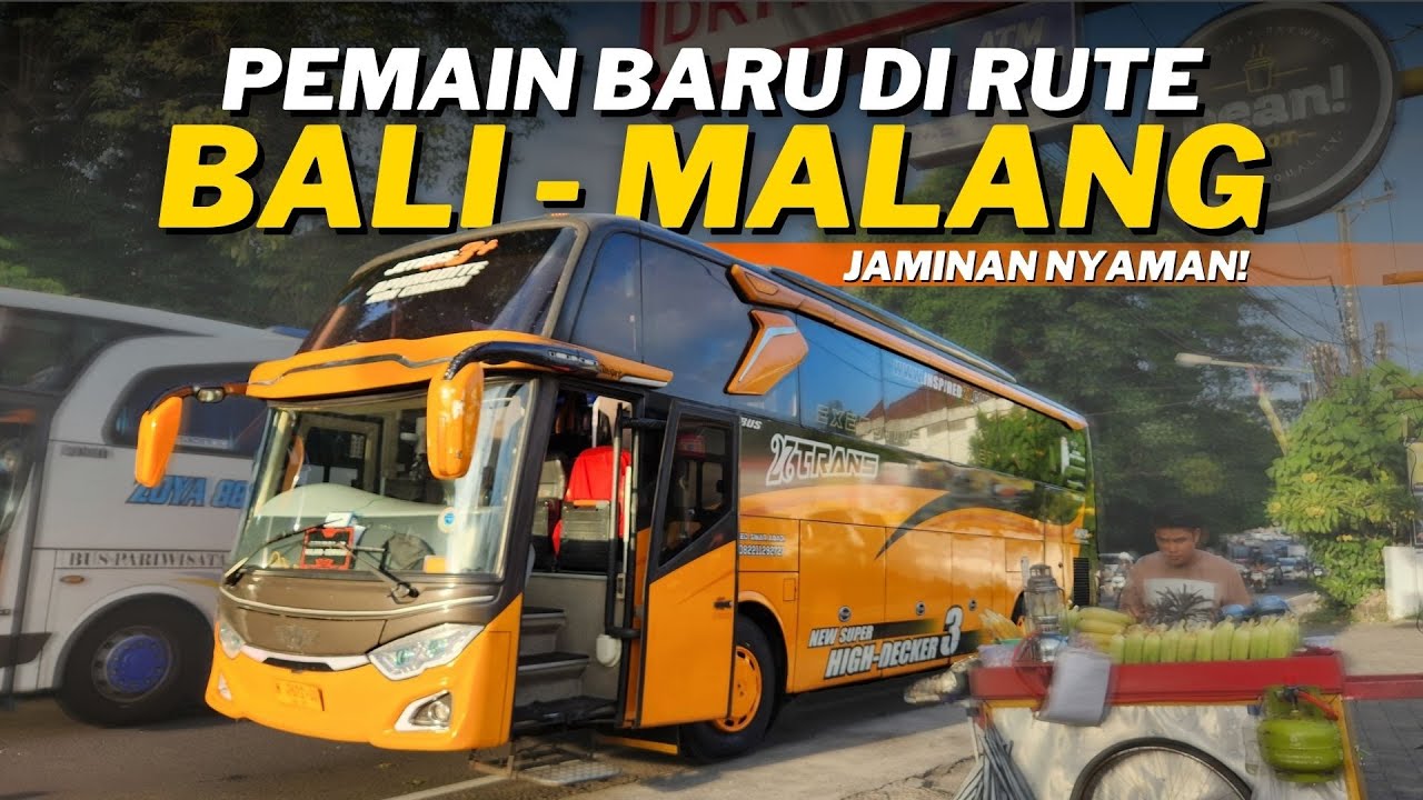 NYARIS DITINGGAL BUS ‼️🤣 Cobain Rute Baru 27 Trans Denpasar - Malang Executive Class