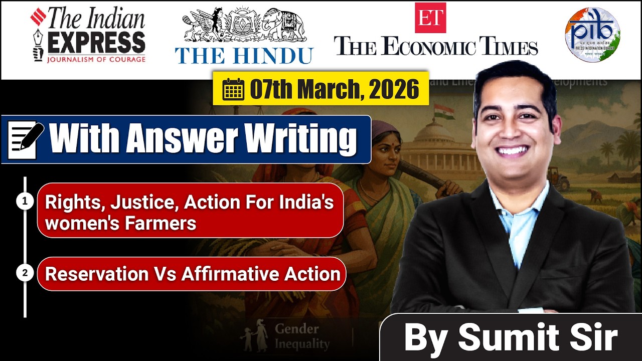 7 March Editorial Discussion | feminization of agriculture, defense budget, reservation