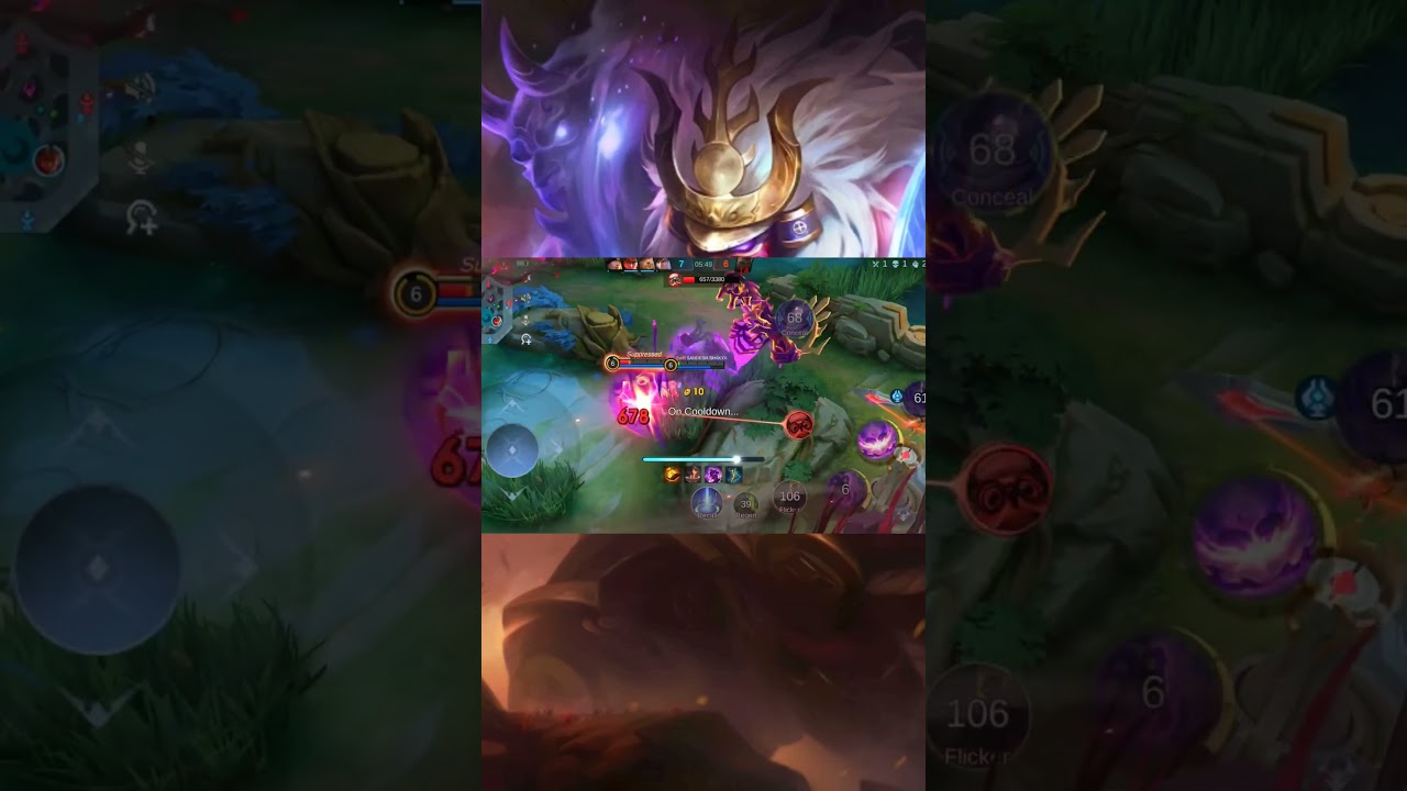 LoL Franco 1 Hp Survive || #mobilelegend #franco #games #gaming @POWERSANDESH