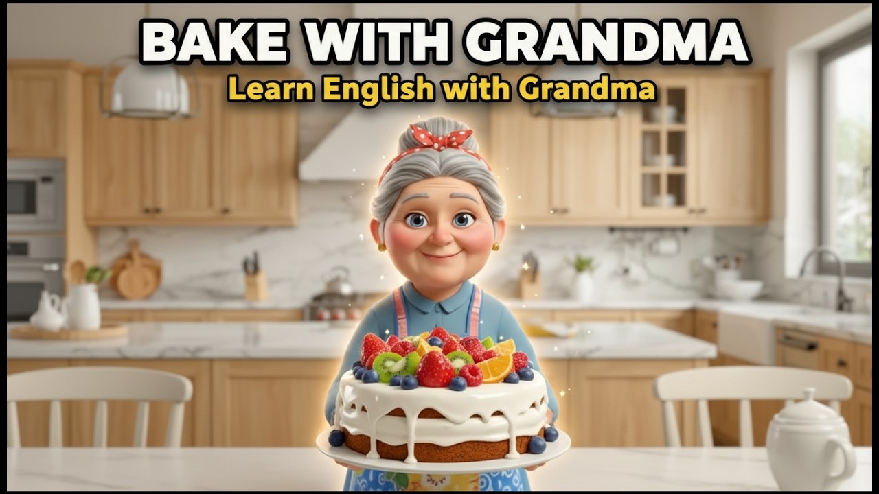👉 Learn English in the Kitchen 🍳 | Bake with Grandma 👵