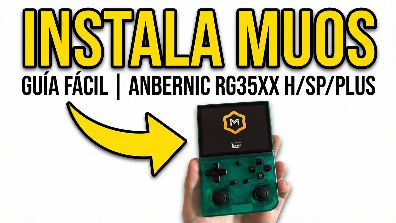 Cómo Instalar MuOS en Anbernic RG35XX, RG40XX o RG34XX (Guía Fácil 2025)