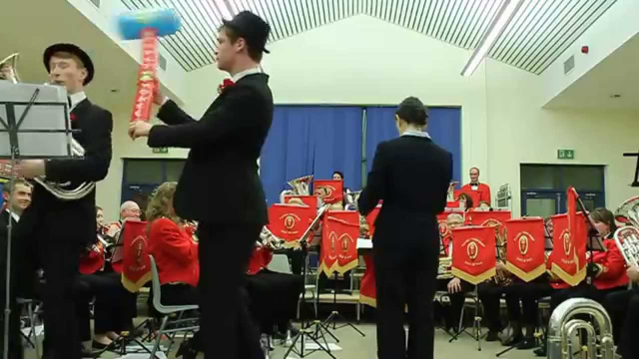 Laurel and Hardy theme tune performed by Ramsey Town Brass Band