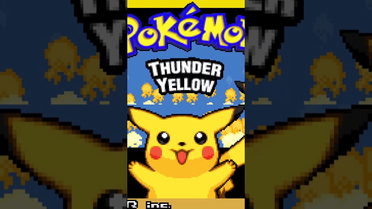 Ремейк Pokemon Yellow, в который вам ОБЯЗАТЕЛЬНО нужно сыграть