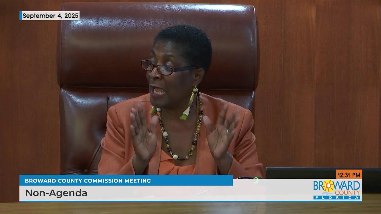 Broward County Commission Meeting - September 04, 2025