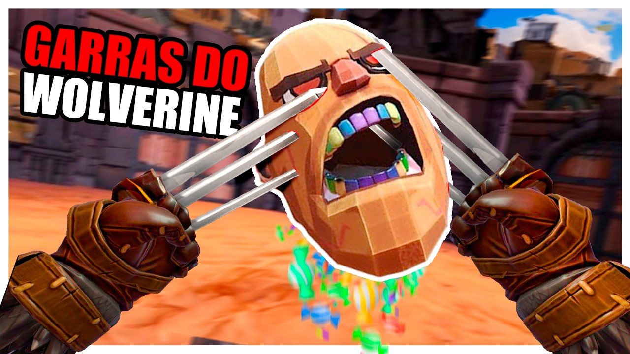 Mãos com Garras de Wolverine no Gorn