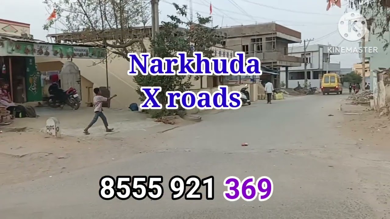 SHAMSHABAD NARKHUDA 3 ROADS  FACING 440 sqr yrd registered plot 1km to narkhuda x roads