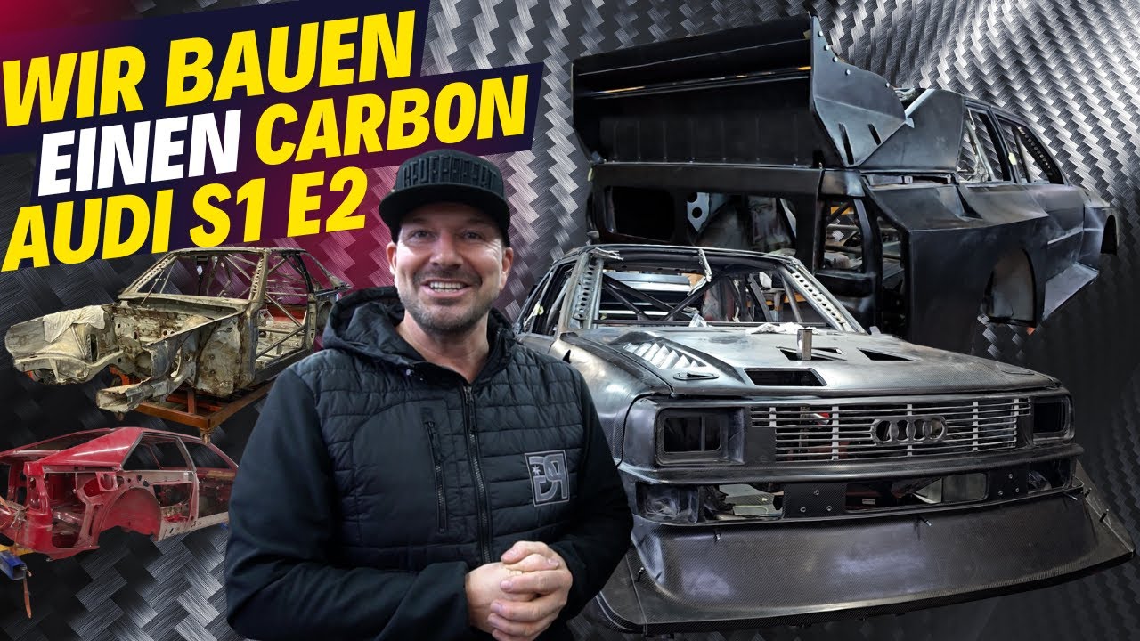 Wir bauen aus einer quattro Limo und einem Coupe, einen S1 E2 Carbonmonster