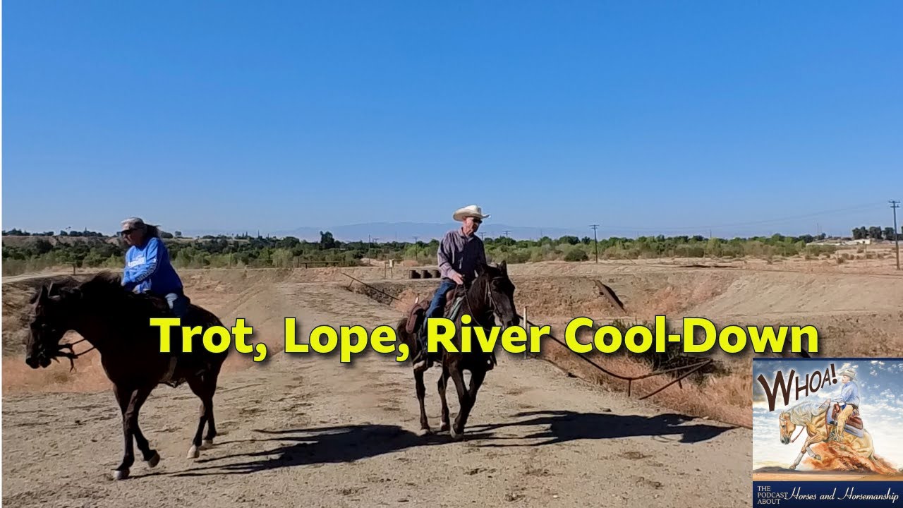 A Trail Ride with Water, Canter Work, and River Views