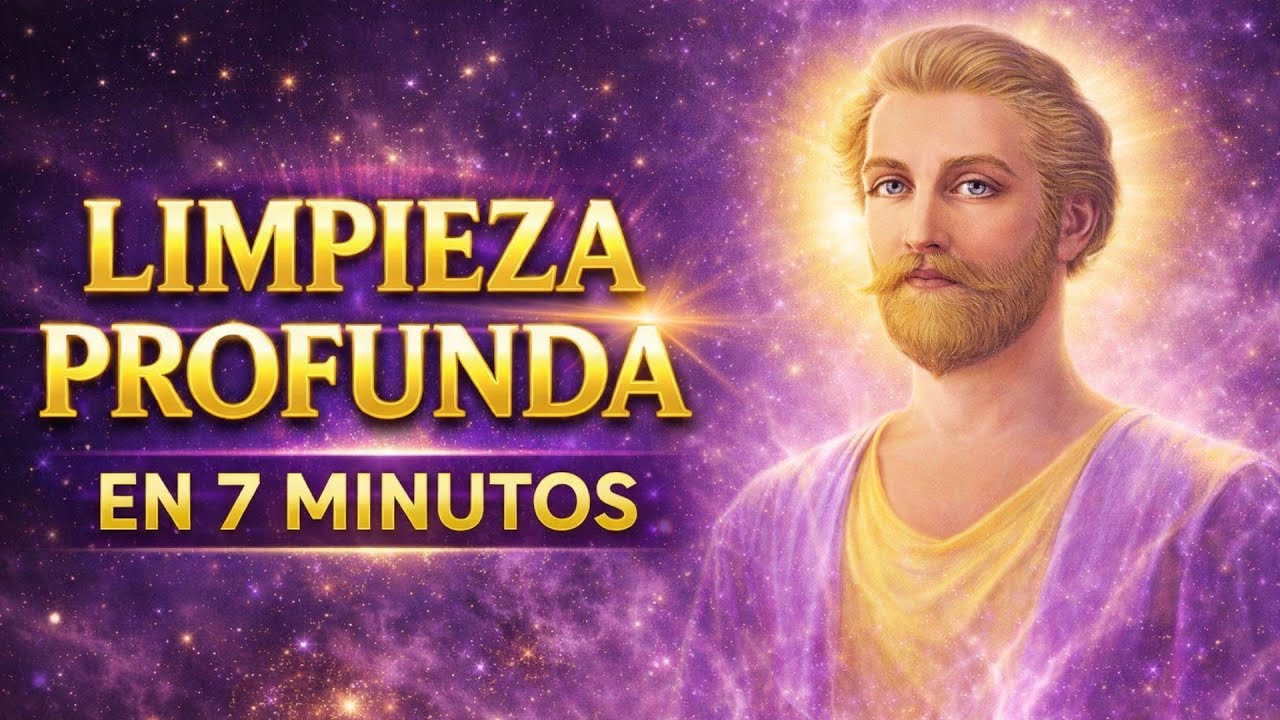 Limpieza Energética Profunda con la Llama Violeta de Saint Germain | Transformación en 7 Minutos