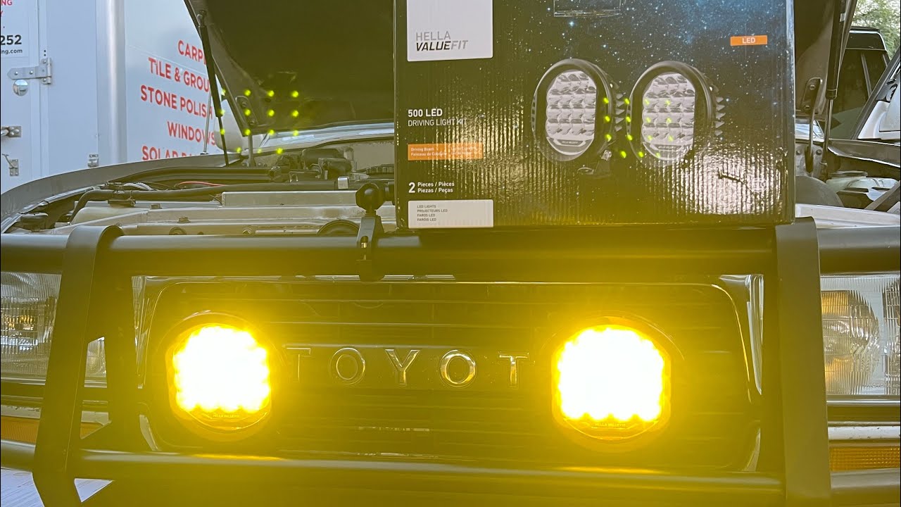 Installing Hella 500 Driving Led Lights