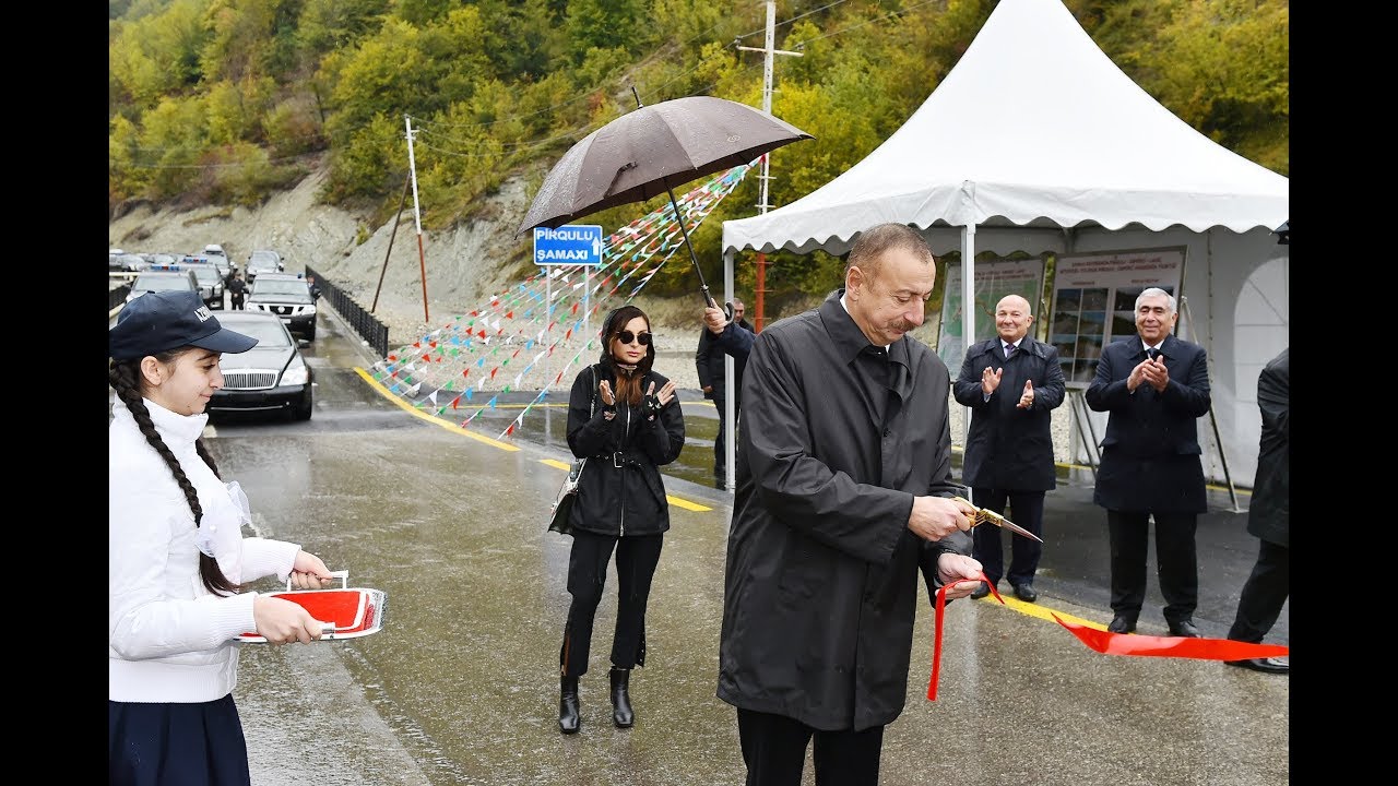 Prezident İlham Əliyev və birinci xanım Mehriban Əliyeva Şamaxı rayonuna səfər ediblər