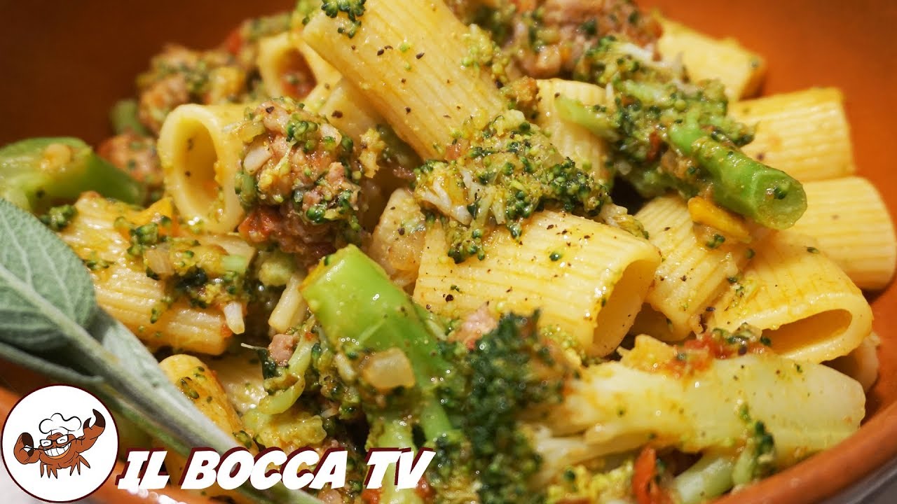 337 - Maccheroni broccoli e salsiccia...come accendere una miccia! (primo piatto di terra facile)