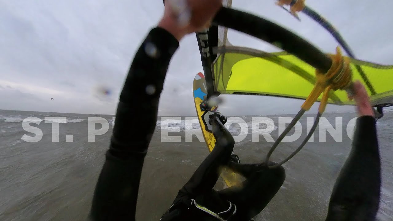 Wave sailing in St. Peter Ording in 25-35 knots | Kooks on the water