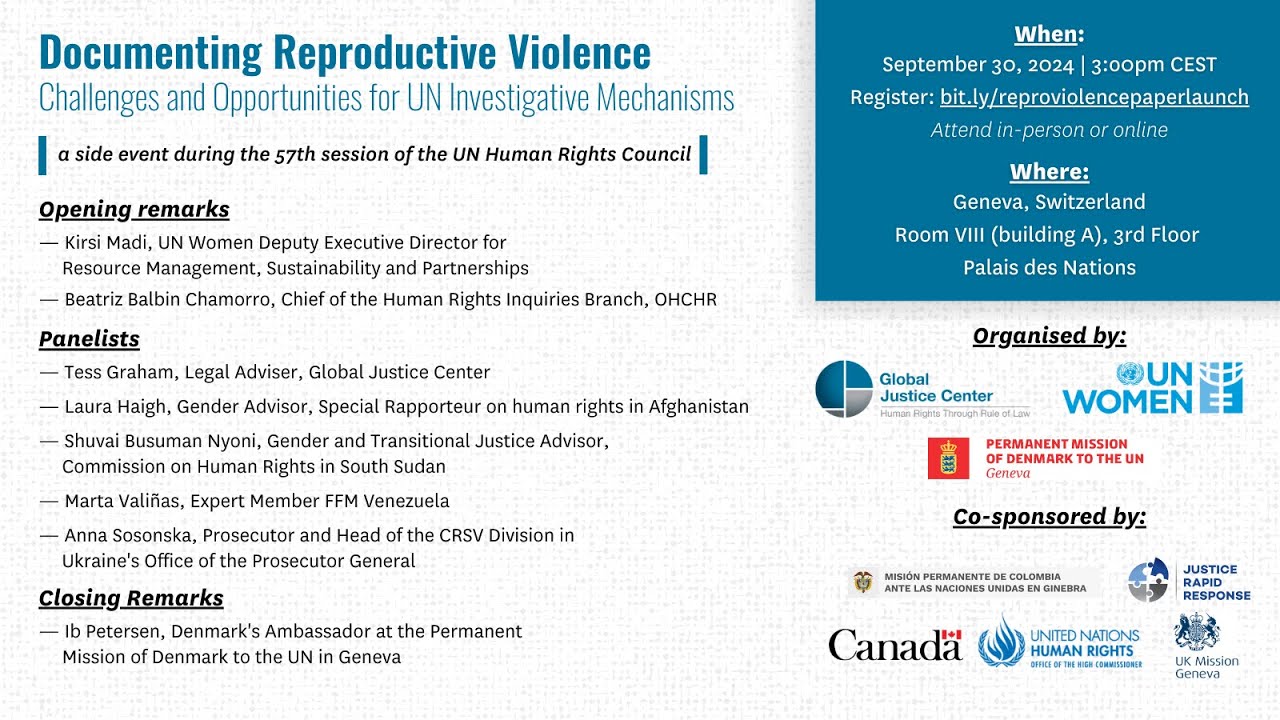 Documenting Reproductive Violence: Challenges and Opportunities for UN Investigative Mechanisms