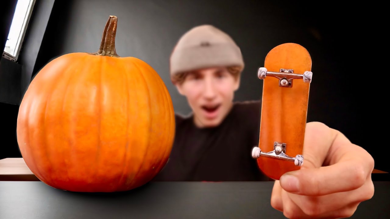 Turning a Pumpkin into a Pro Fingerboard