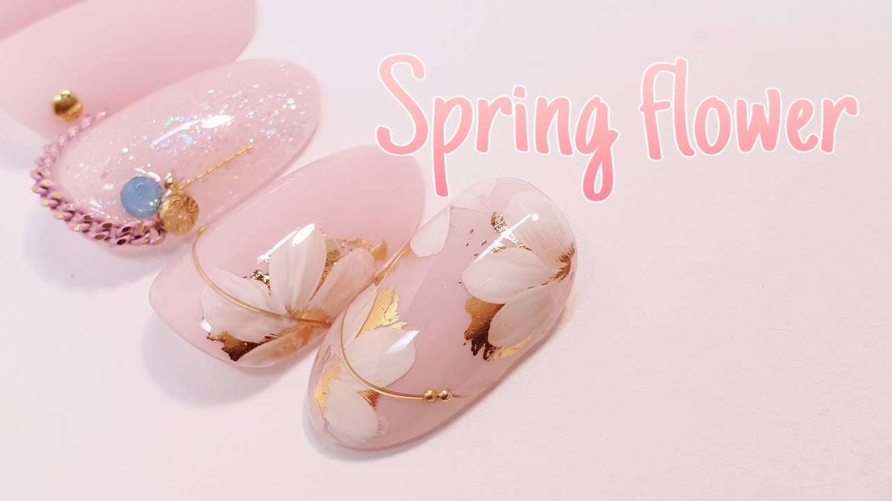 [#NOTD] 스프링 플라워패턴 nailart / 지금부터 봄네일 시작해요!! Spring flower