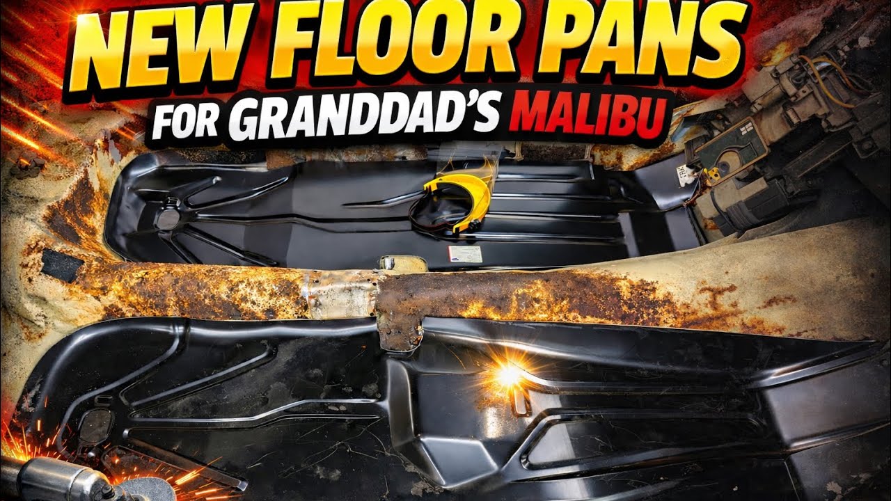 Saving Granddad&rsquo;s Malibu! Rust Repair + New Floor Pans