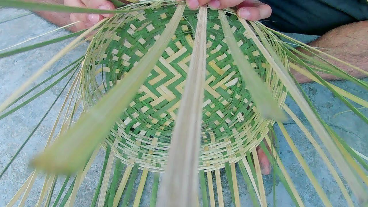 How make basket art Vietnam
