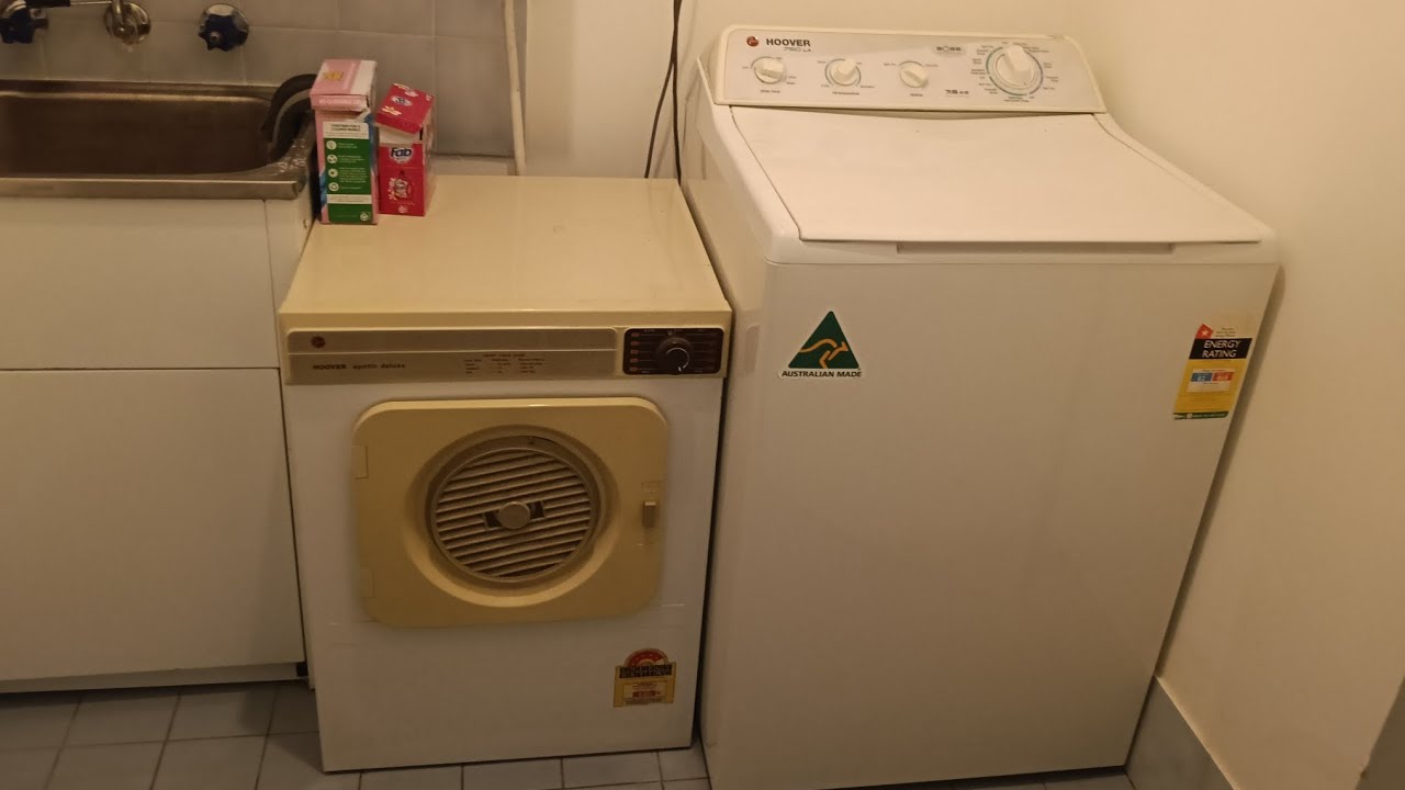 My 2000 hoover boss 7.5 kg washing machine and my 1974 Hoover appolo deluxe dryer 