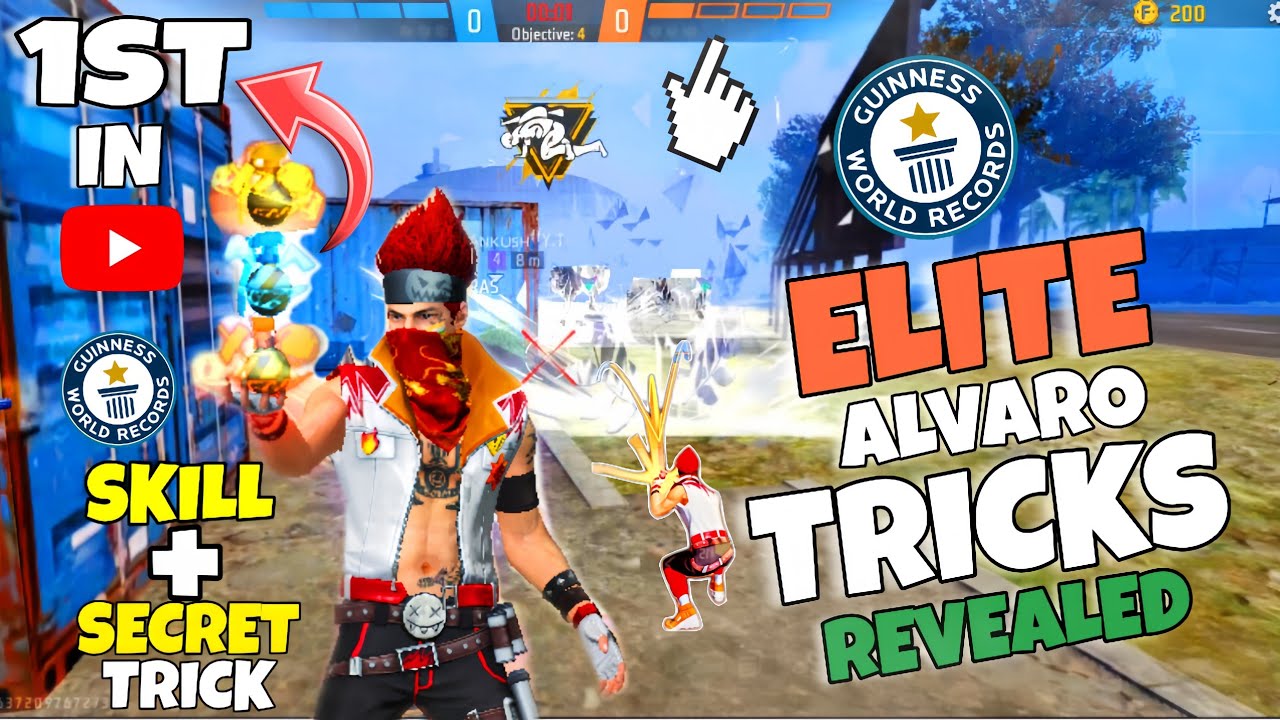 HOW TO USE ELITE ALVARO PERFECTLY IN CS RANK ❓|| BEST ELITE ALVARO TIPS & TRICKS EVER 😮🔥 ||