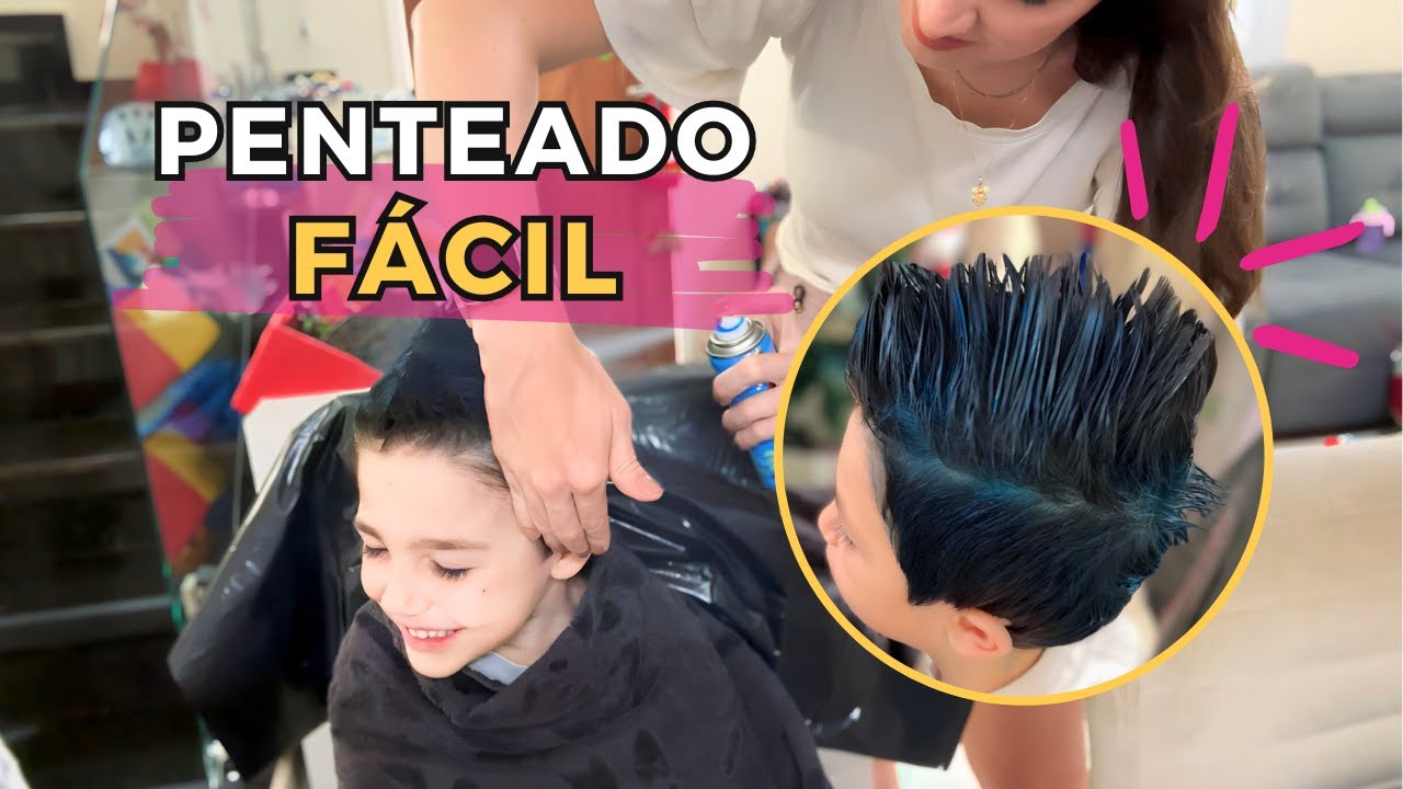 CABELO MALUCO MENINO CABELO CURTO - Errei o dia do Penteado Maluco da Escola