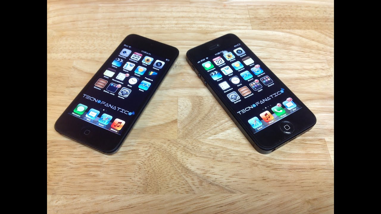 iPhone 5 VS iPod Touch Quinta Generación