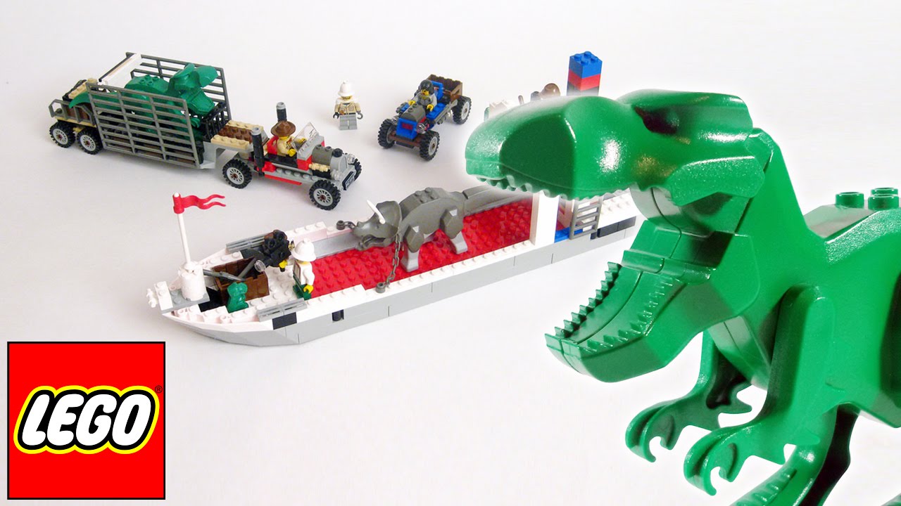 LEGO ADVENTURERS DINO ISLAND - 5975 T-REX TRANSPORT - REVIEW LEGO DINOSAURI (ita)