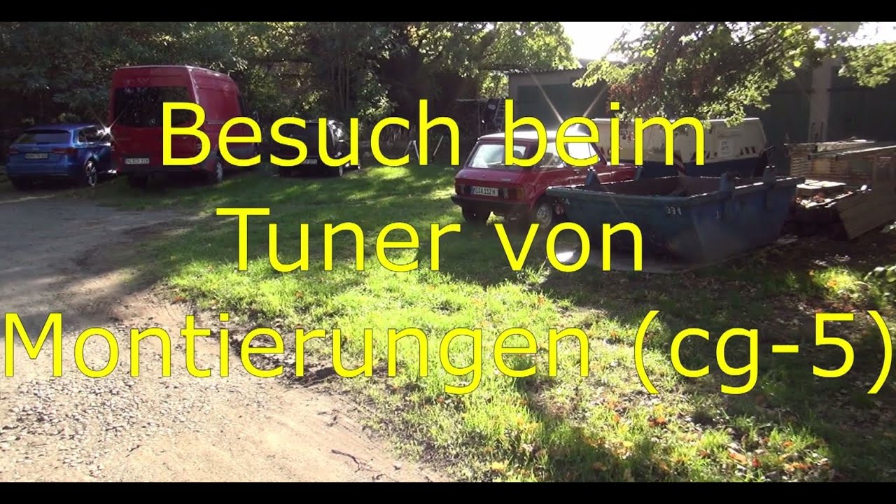 Besuch beim Astro Montierungs Spezialisten (cg-5)