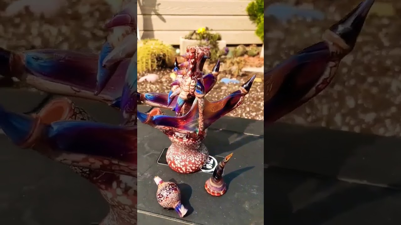 #ArehartGlass #glassdragon #glassblowing #sculpture #highendglass