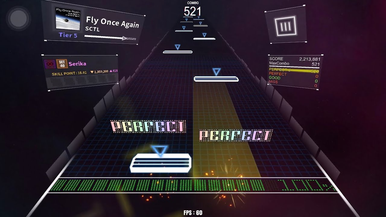 Fly Once Again / Tier 5 / DanceRail3 譜面確認