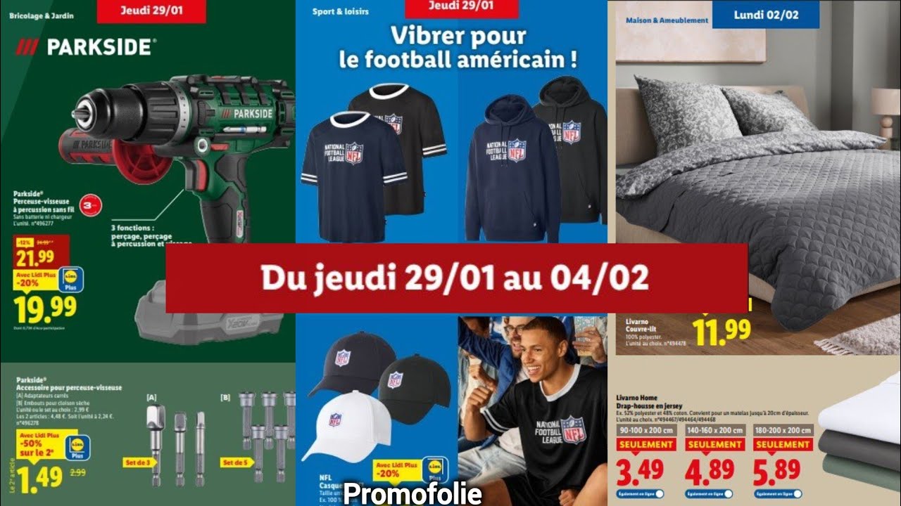 LIDL Arrivage de la semaine prochaine ✅ du 29.01 au 04.02.2026 #lidl #cataloguelidl 