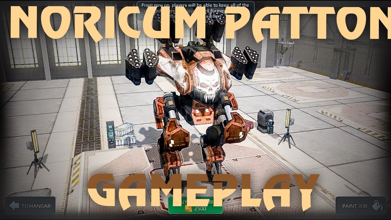 LONG & SHORT NORICUM PATTON GAMEPLAY - HILARIOUS FOOTAGE - WAR ROBOTS