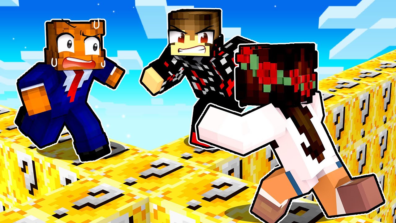 6-Player Transformers Lucky Block Walls In Minecraft